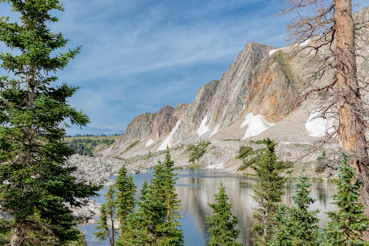 Lookout Lake Snowy Range Wyoming