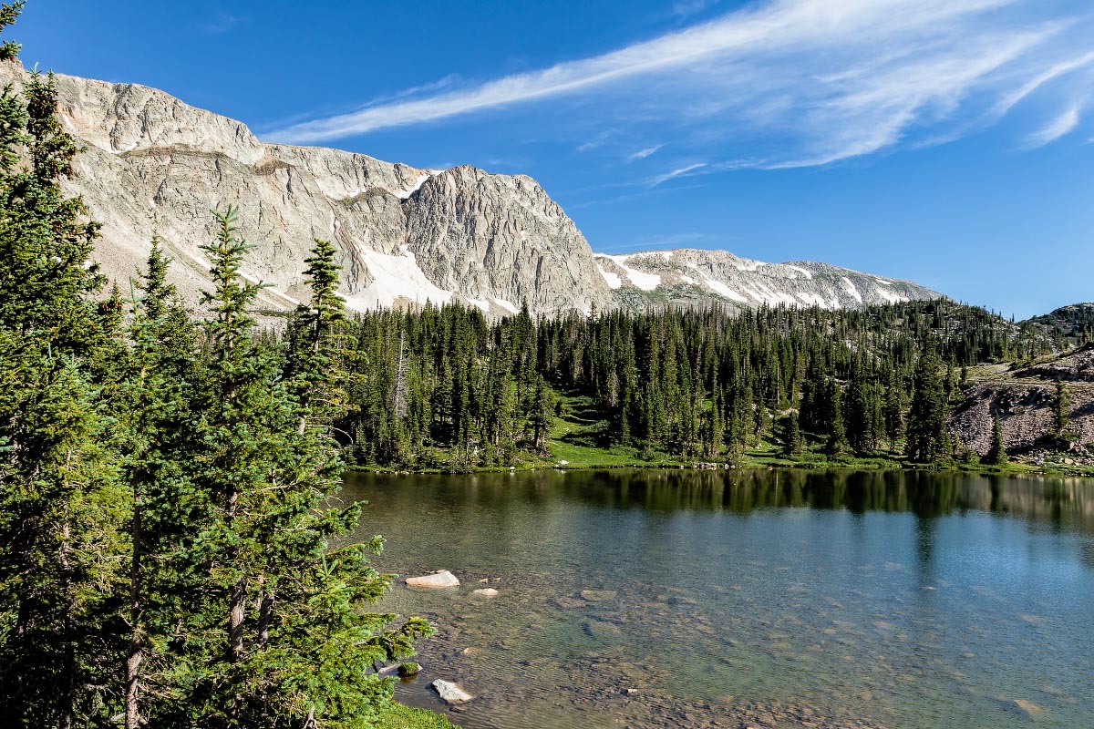 Lake Marie Snowy Range Wyoming