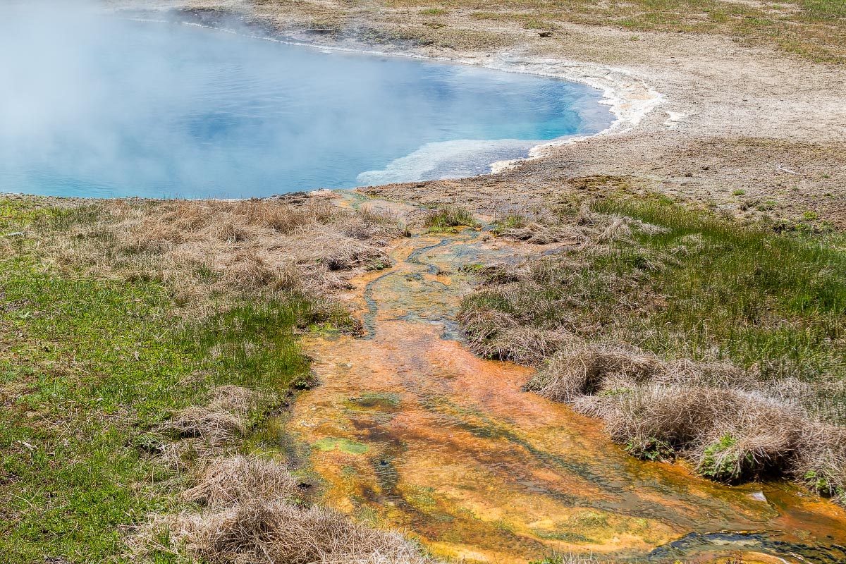 Mirror Spring Yellowstone Wyoming