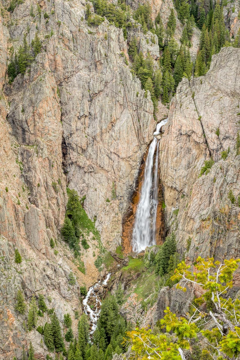 Bucking Mule Falls Wyoming