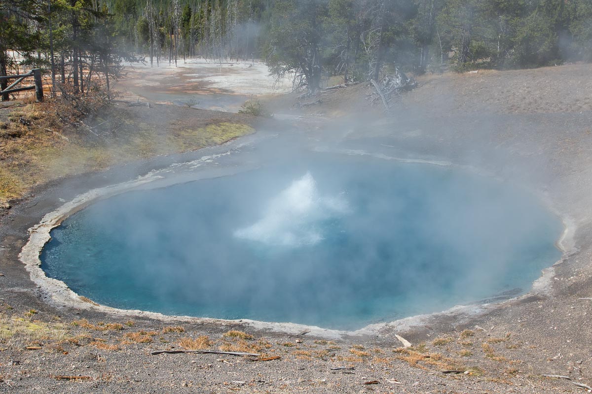 Black Sand Pool Yellowstone Wyoming