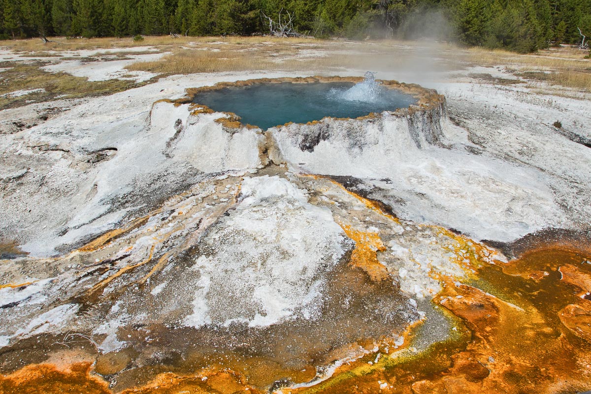 Punch Bowl Spring Yellowstone Wyoming