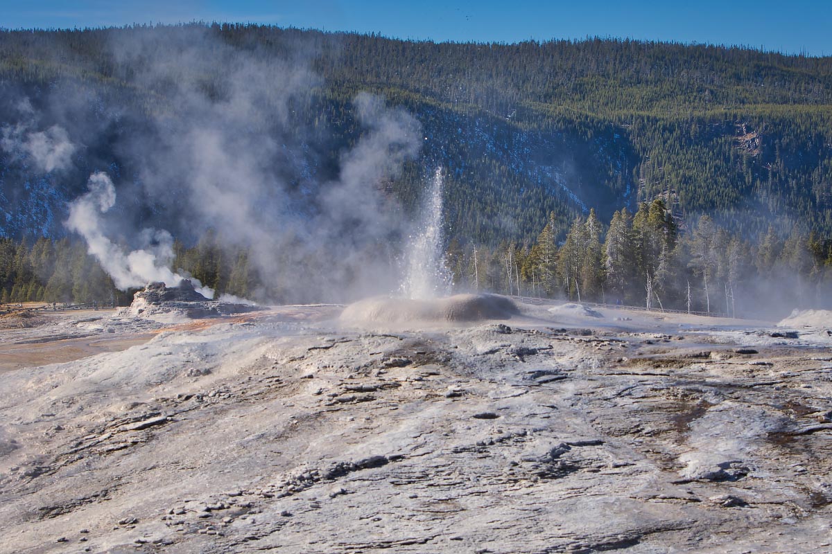 Little Cub Geyser Yellowstone Wyoming