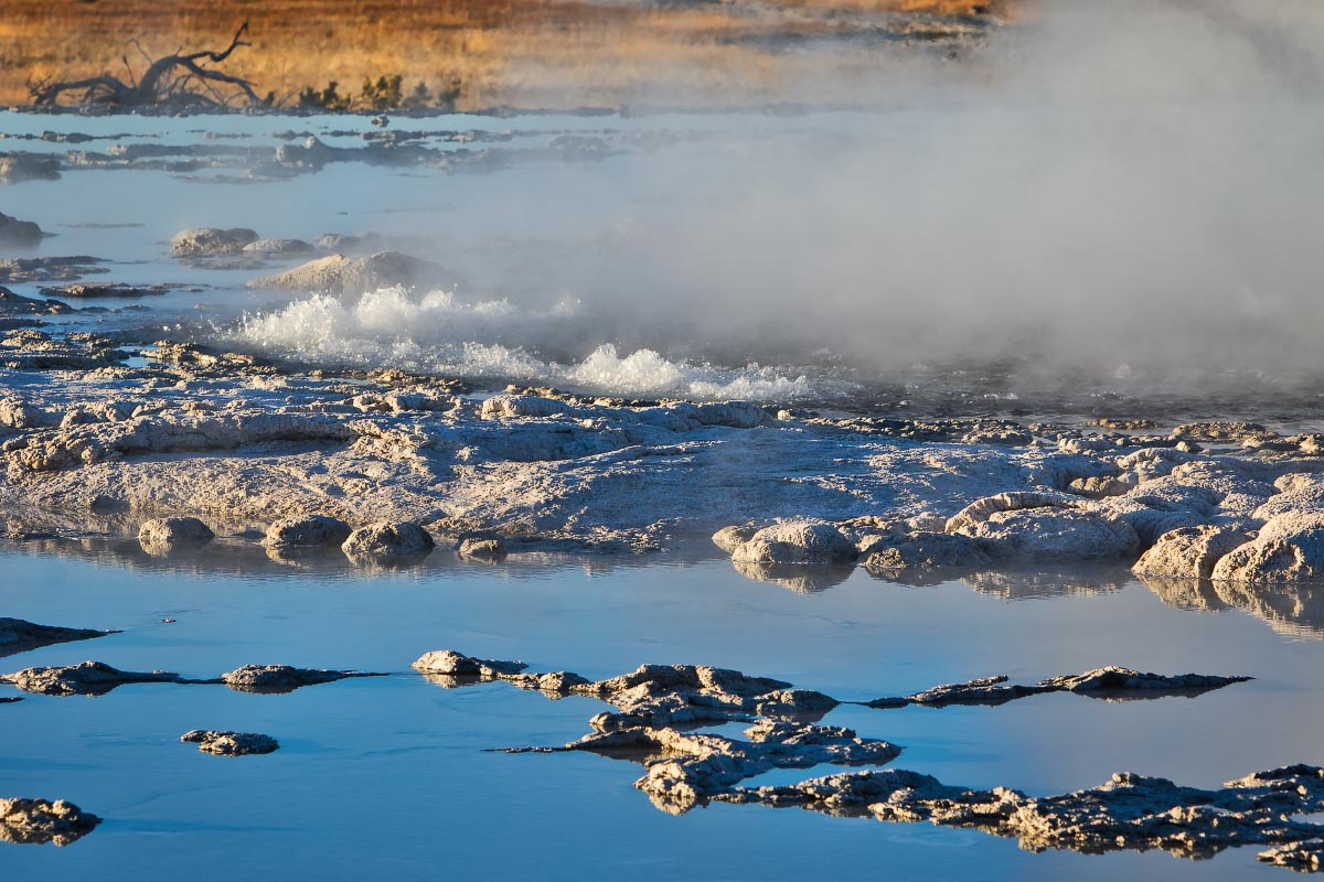 Great Fountain Geyser Yellowstone Wyoming