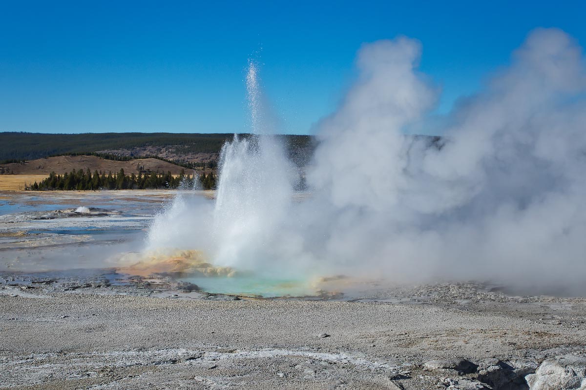 Clepsydra Geyser Yellowstone Wyoming