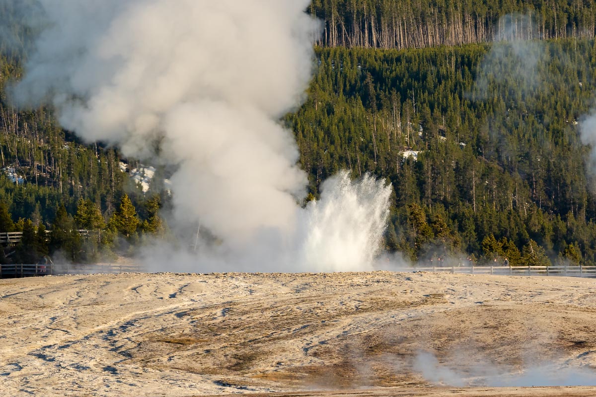 Fountain Geyser Yellowstone Wyoming