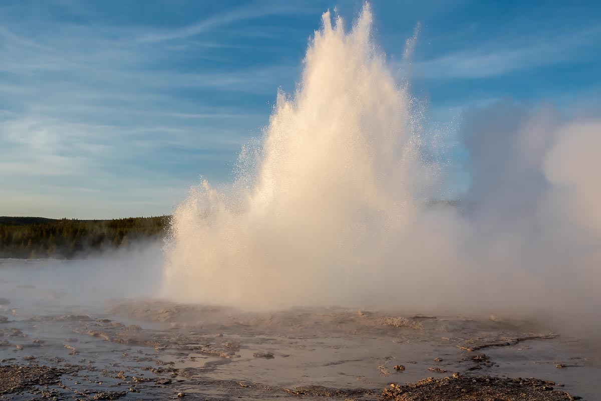 Fountain Geyser Yellowstone Wyoming