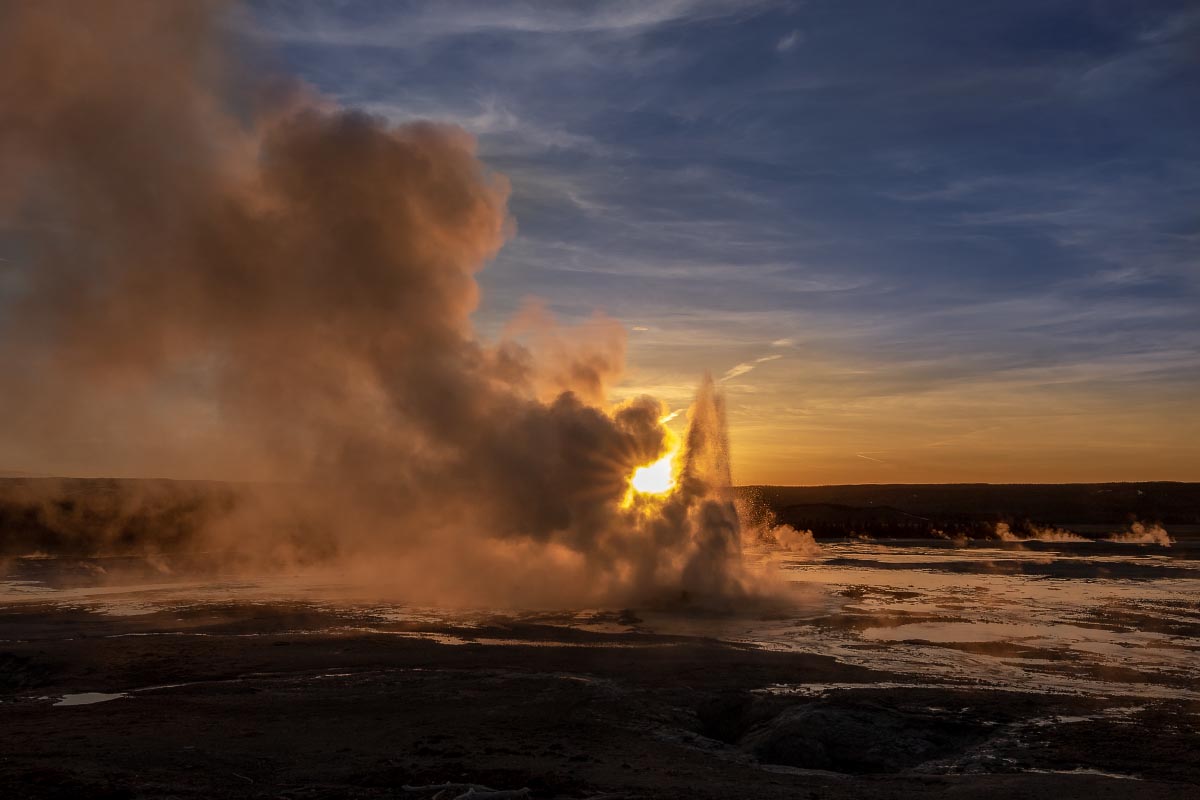 Clepsydra Geyser Yellowstone Wyoming