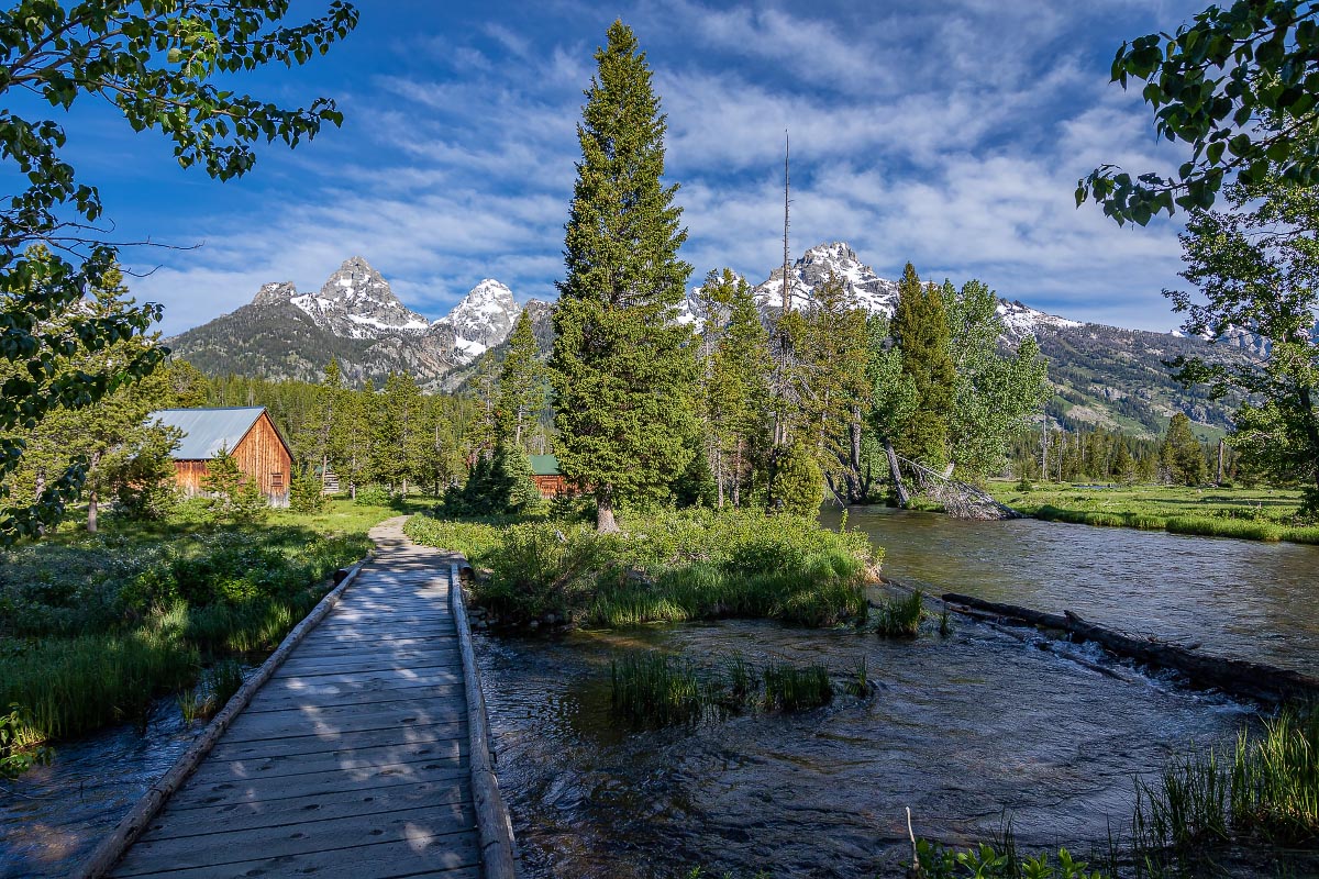 Lucas-Fabian Homestead Grand Teton National Park Wyoming