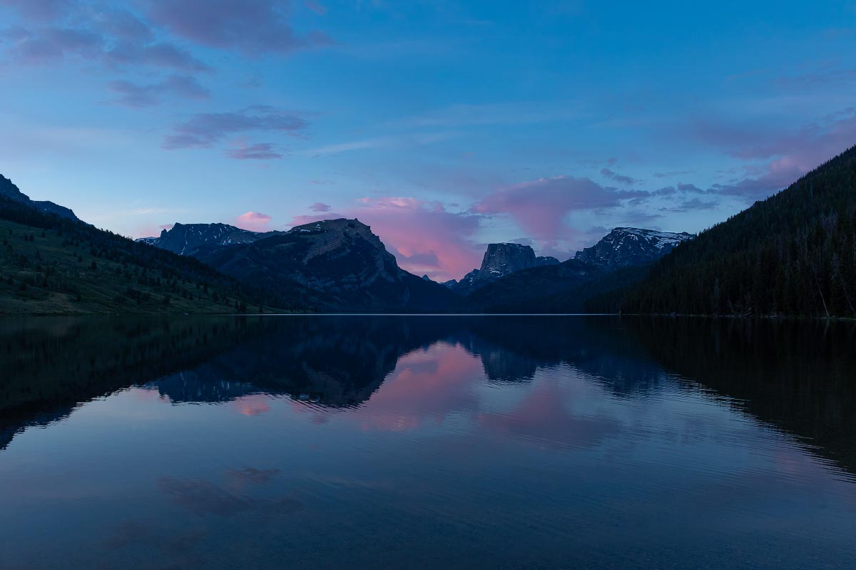 Green River Lakes sunrise Wyoming