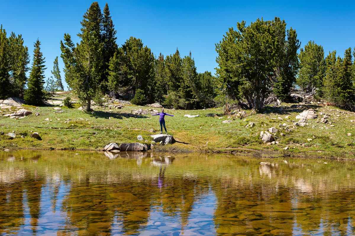 Alpine Lake Beartooth Mountains Wyoming