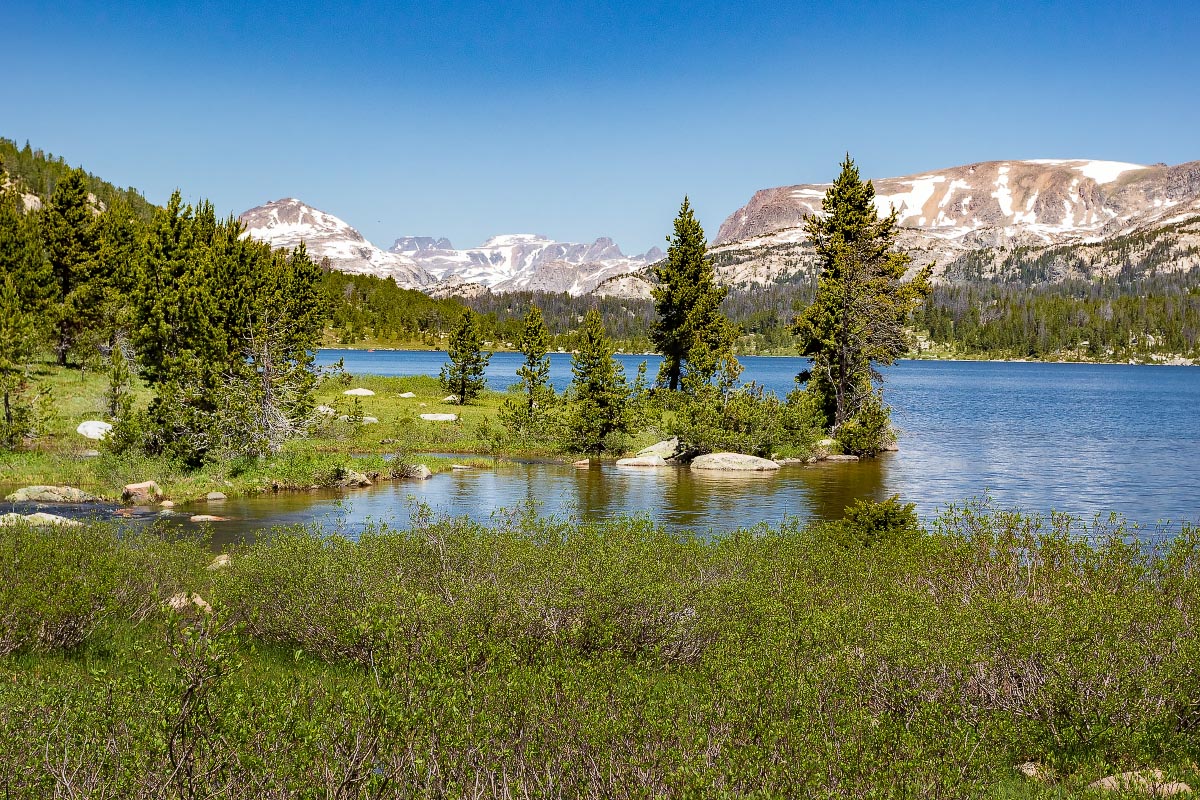 Island Lake Beartooth Mountains Wyoming