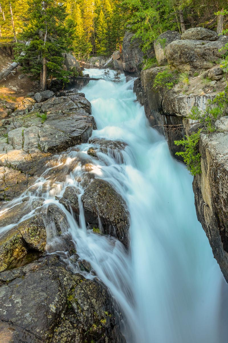 Clear Creek Falls Beartooth Mountains Wyoming