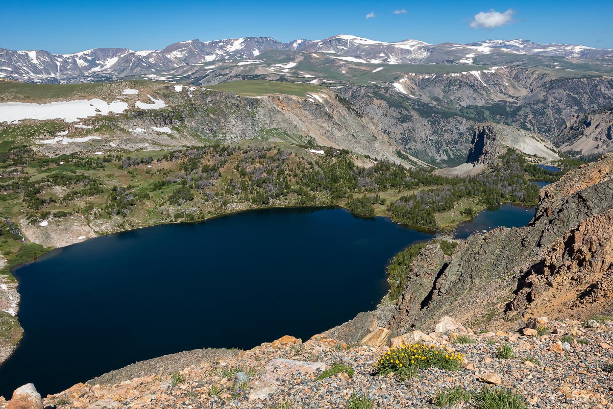 Twin Lakes Beartooth Mountains Wyoming