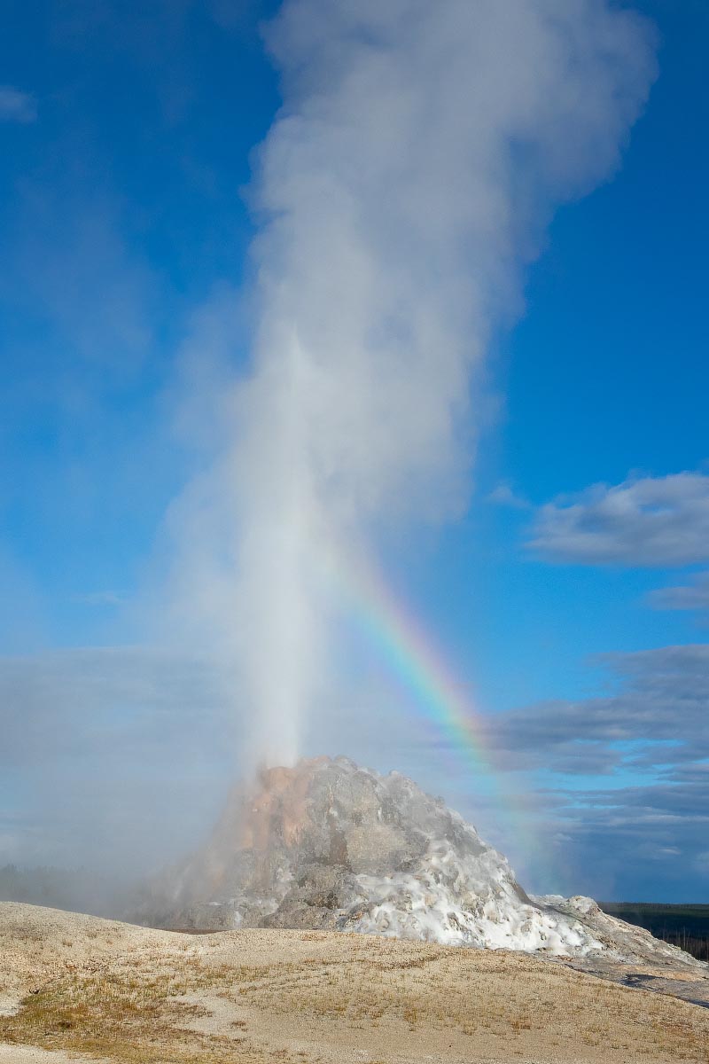 White Dome Geyser Yellowstone Wyoming