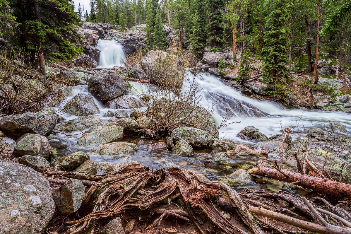 West Tensleep Falls Big Horn Mountains Wyoming