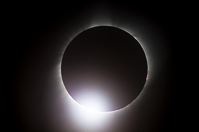 2017 Solar Eclipse Diamond Ring