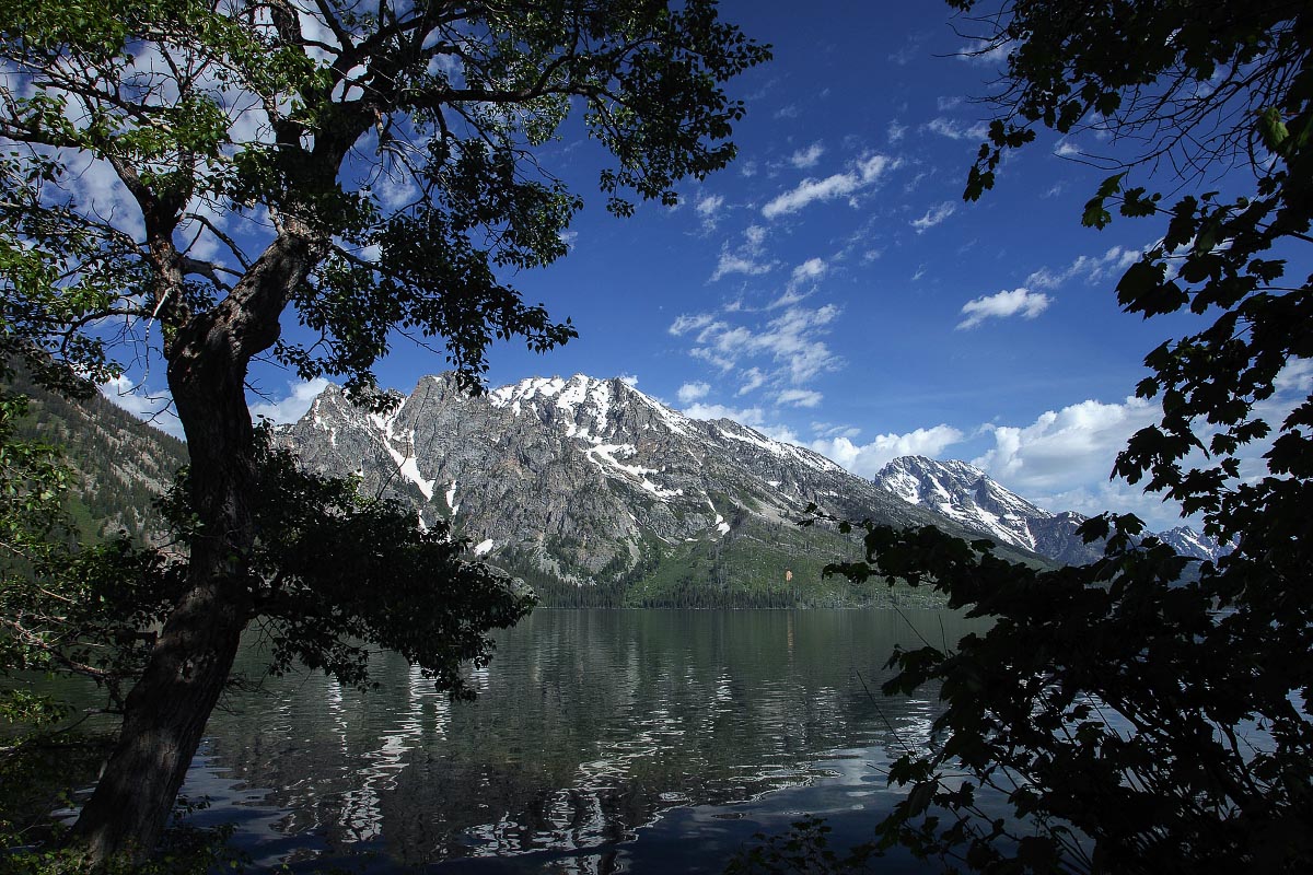 Jenny Lake, Mount St. John and Mount Moran Grand Teton National Park Wyoming