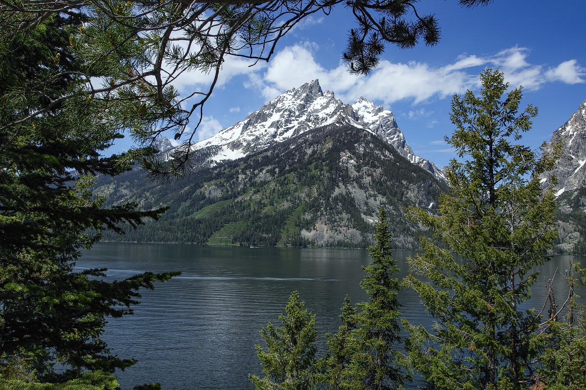 Jenny Lake and “The Cathedral Group” Grand Teton National Park Wyoming