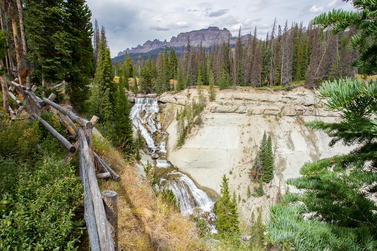 Brooks Creek Falls and Pinnacles Wyoming