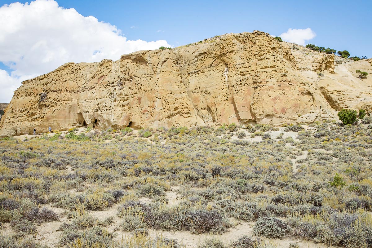 White Mountain Petroglyph site Wyoming
