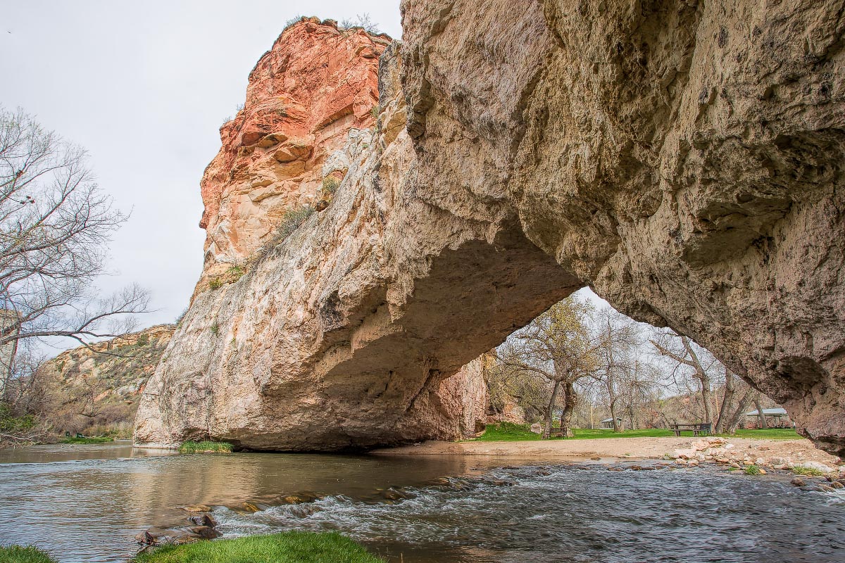 Ayers Natural Bridge Wyoming