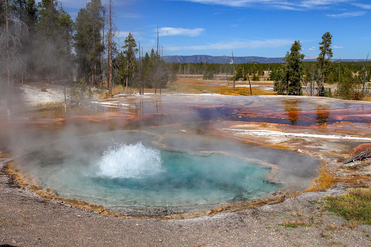 Firehole Spring Yellowstone Wyoming