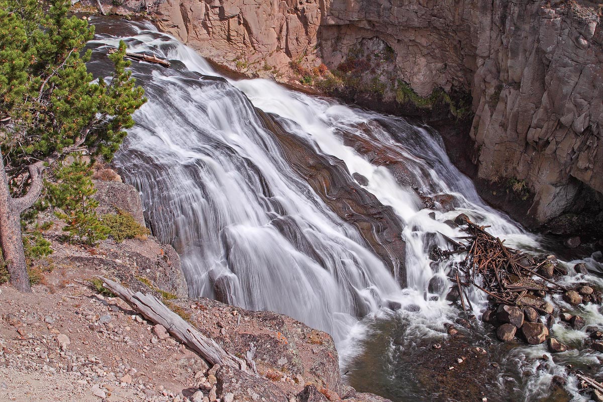 Gibbon Falls Yellowstone Wyoming