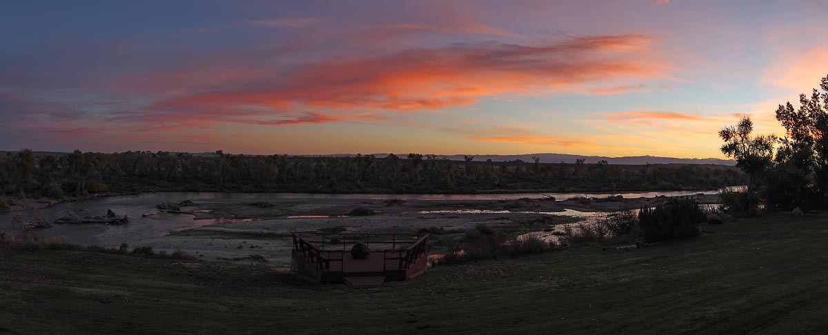 Wind River sunset