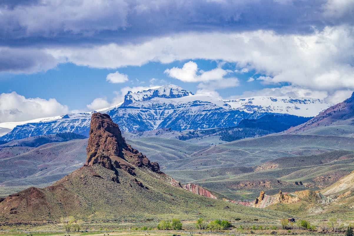 Castle Rock, South Fork Shoshone Wyoming