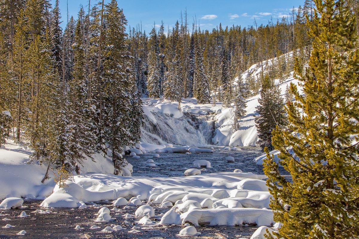 Lewis Falls Yellowstone Wyoming