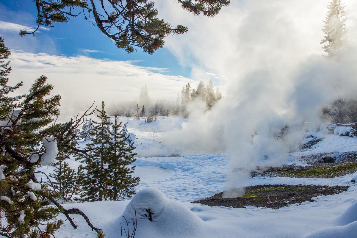 West Thumb Basin Yellowstone Wyoming