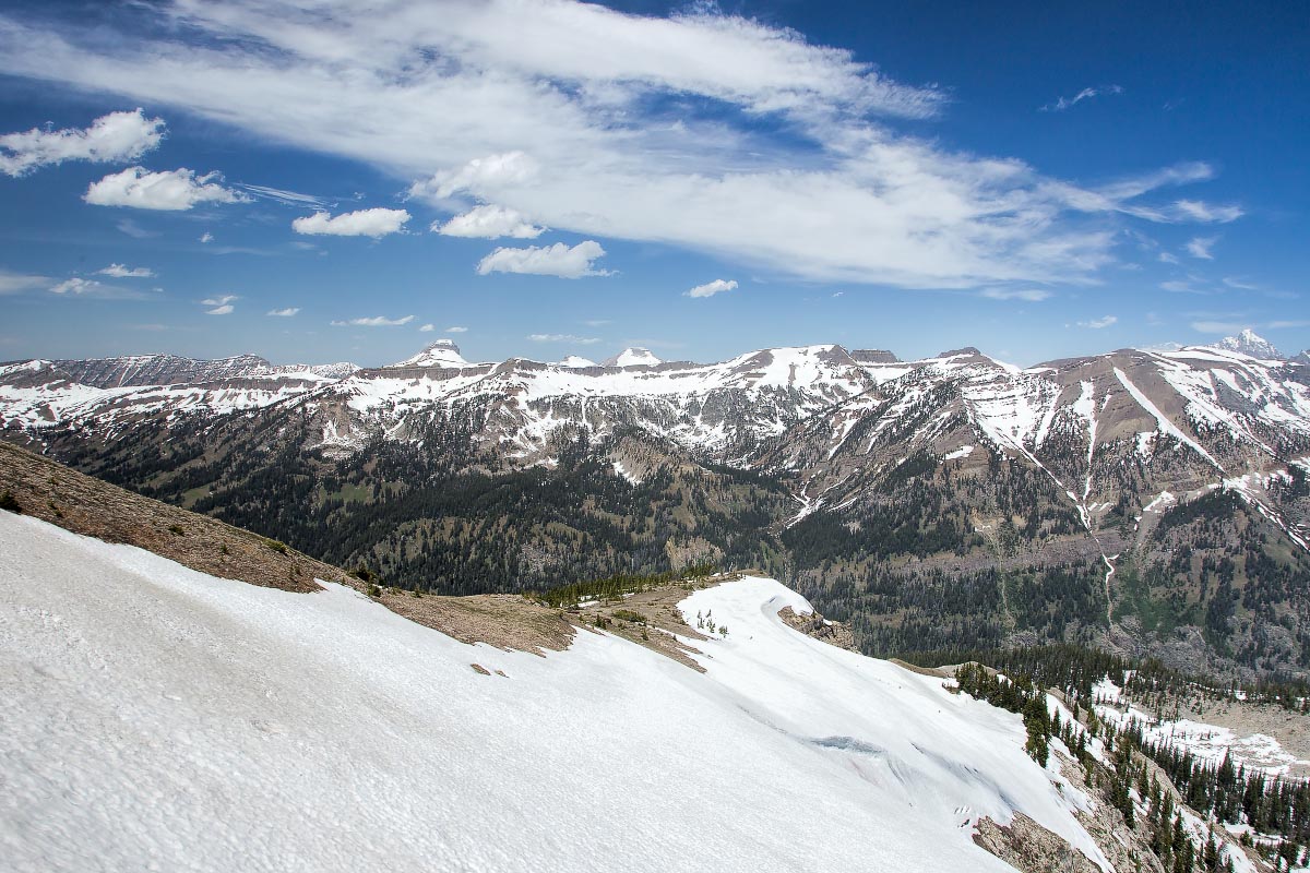 Rendezvous Mountain summit Wyoming