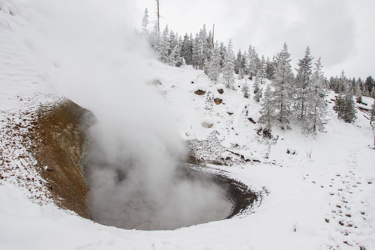 Mud Volcano Yellowstone Wyoming