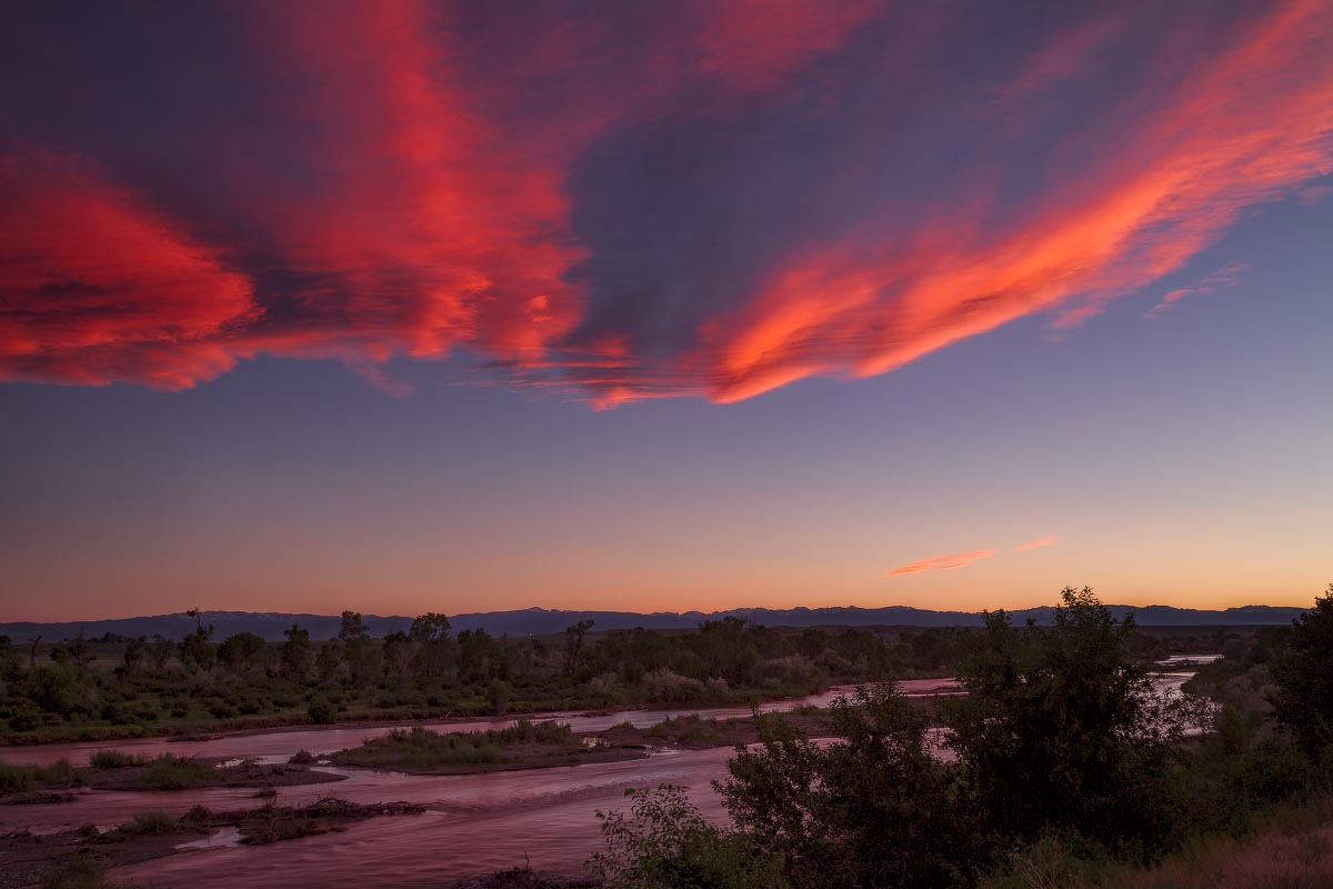 Wind River Sunset Wyoming