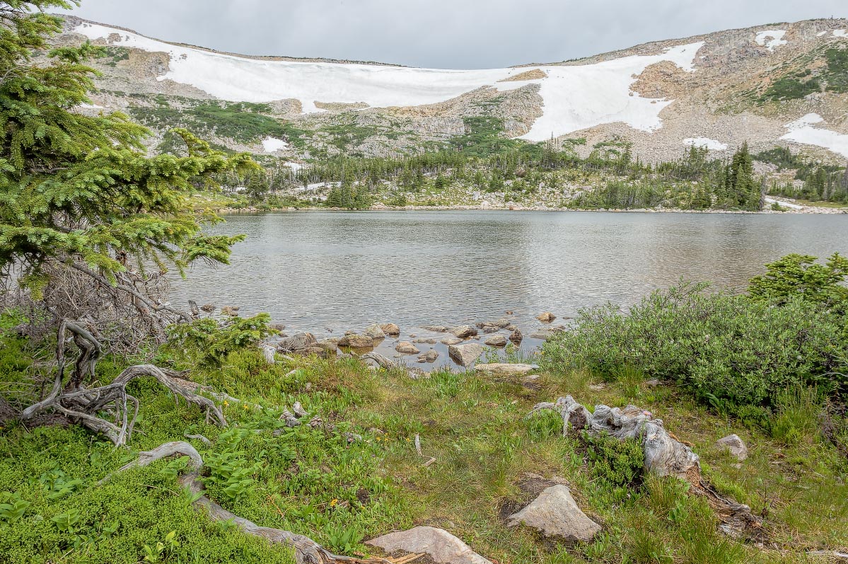 East Glacier Lake Snowy Range Wyoming