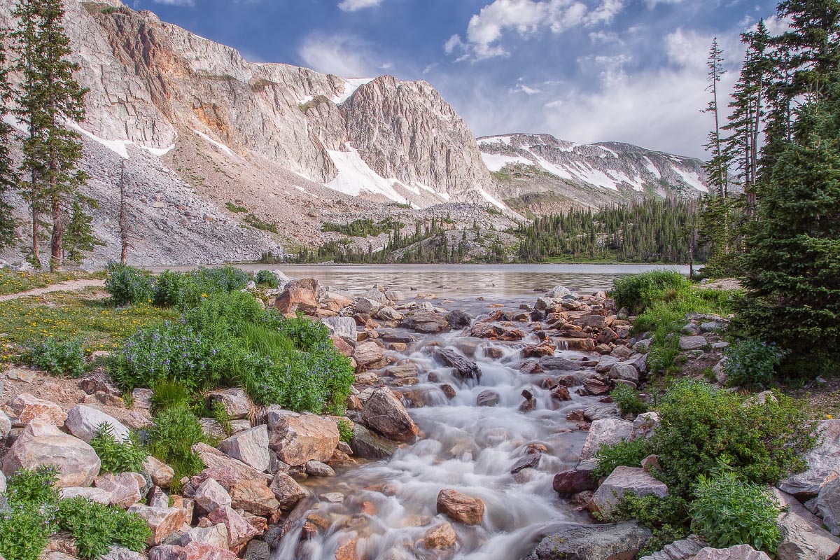 Lake Marie Snowy Range Wyoming