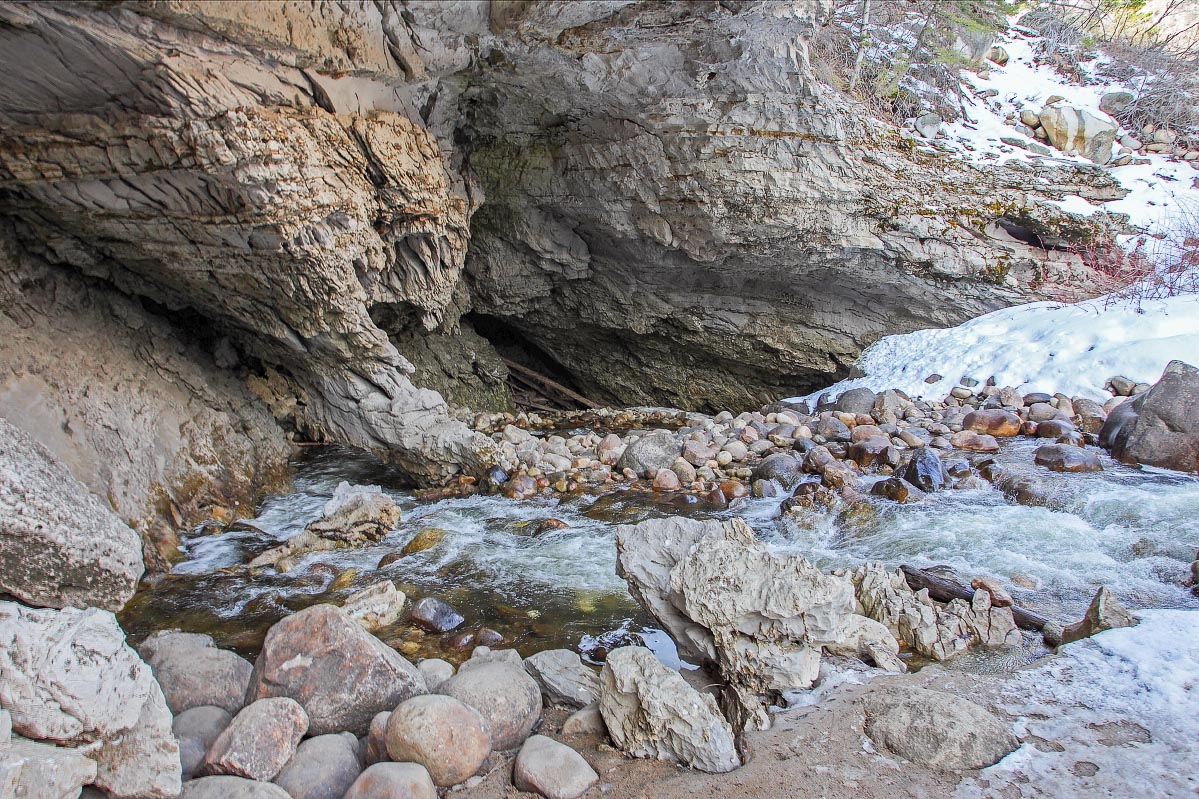 Sinks Canyon State Park Wyoming sink