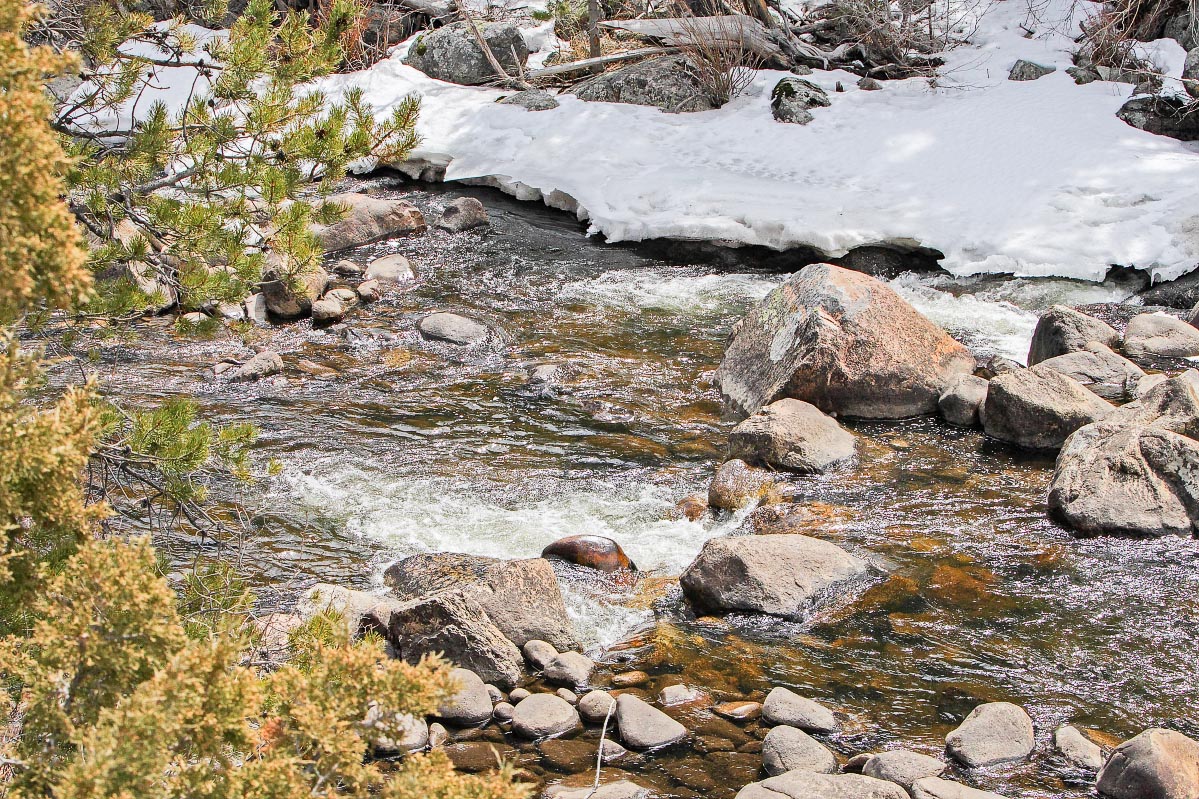 Middle Popo Agie River Sinks Canyon State Park Wyoming