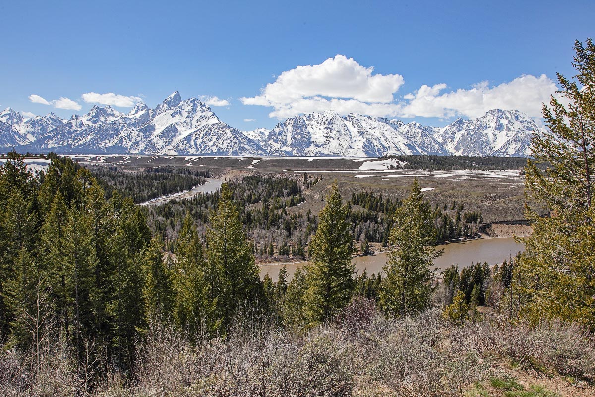 Snake River overlook Grand Teton National Park Wyoming