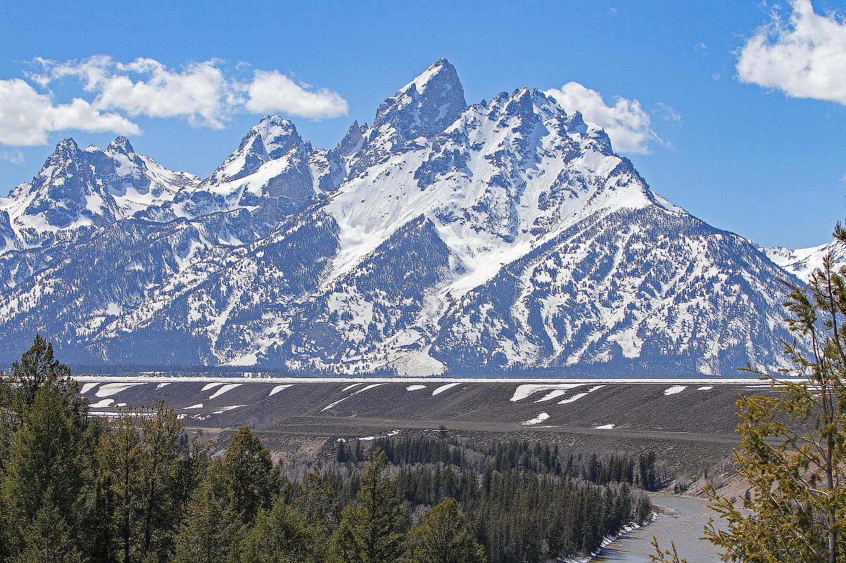 Snake River overlook Grand Teton National Park Wyoming