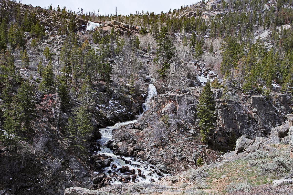 Popa Agie Falls Sinks Canyon State Park Wyoming