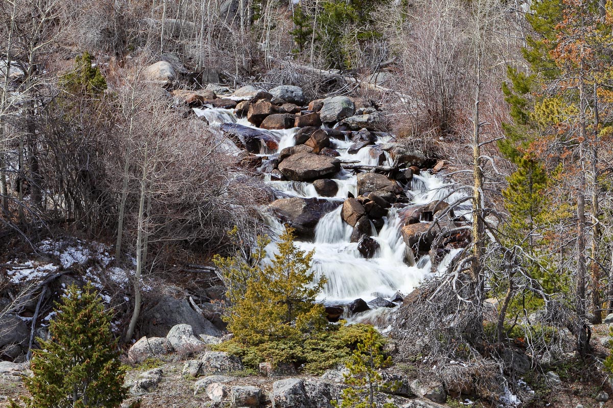 Popa Agie Falls Sinks Canyon State Park Wyoming