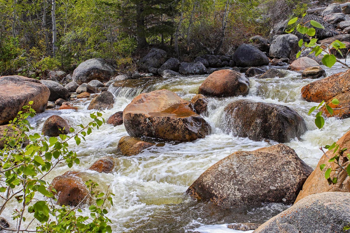 Middle Popo Agie River Sinks Canyon State Park Wyoming