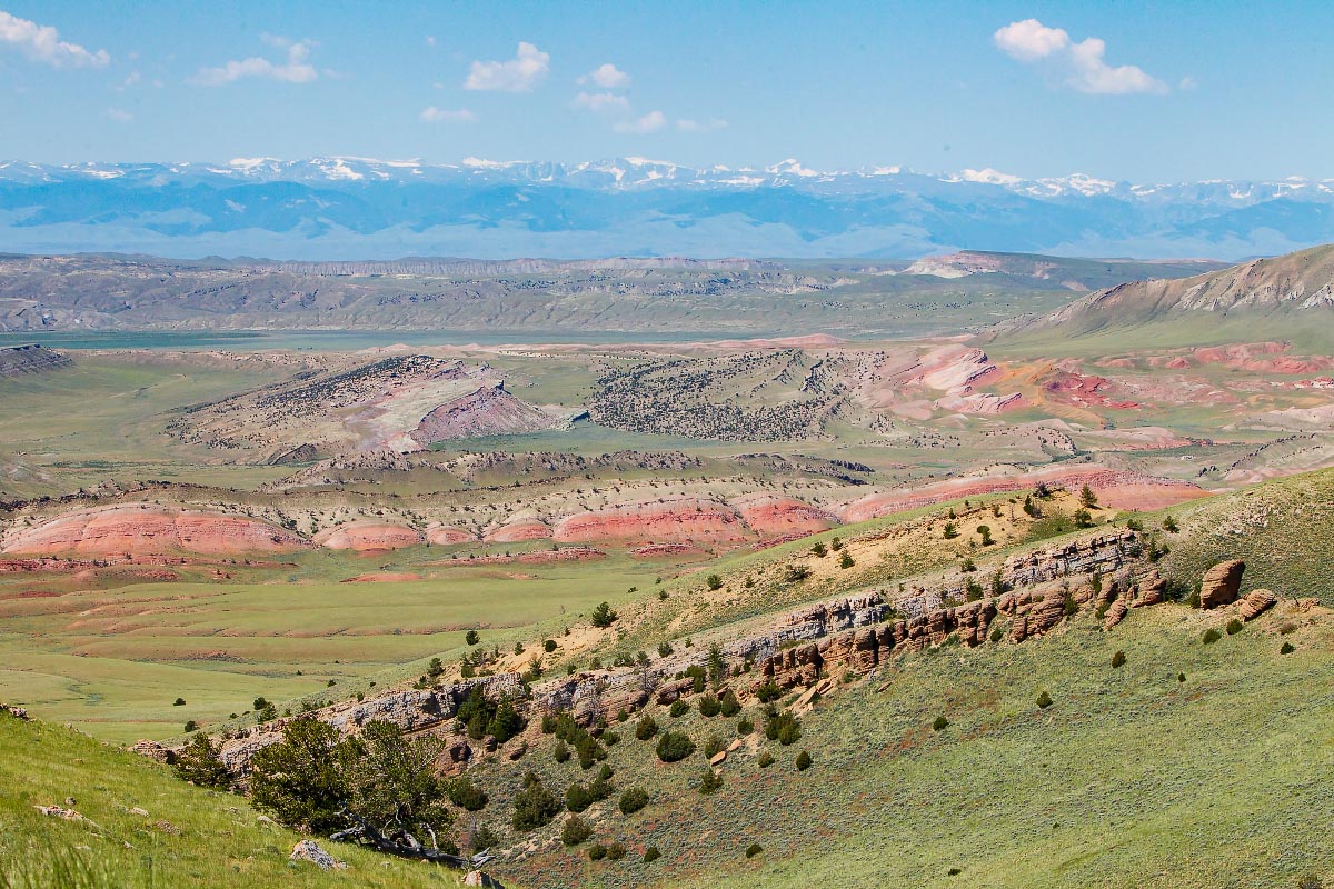 Wind Rivers from Blondie Pass Wyoming