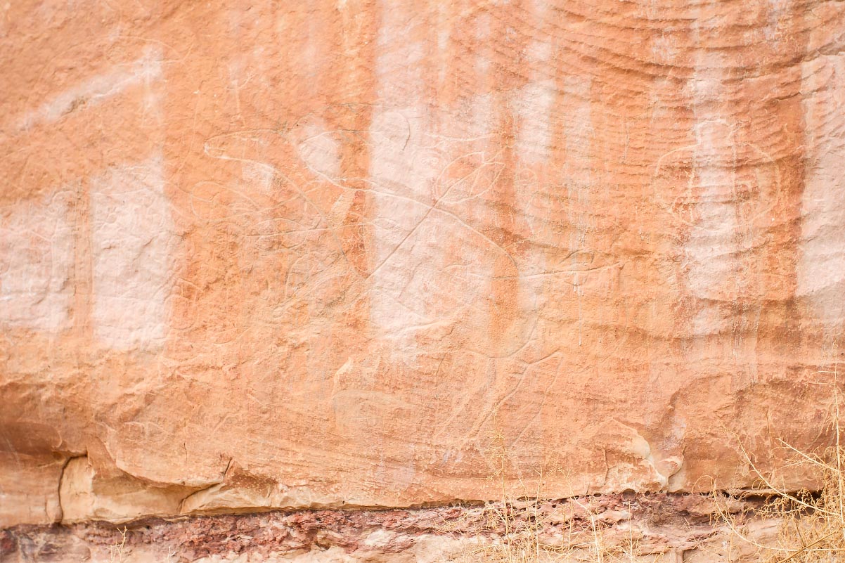 Medicine Lodge petroglyphs Wyoming