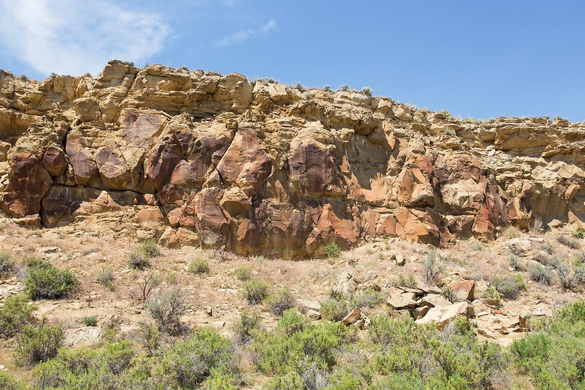 Legend Rock petroglyph site Wyoming