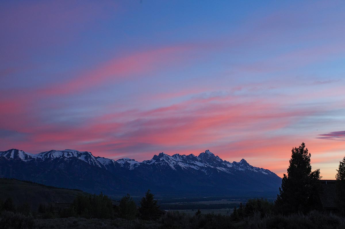 Grand Teton National Park Wyoming sunrise