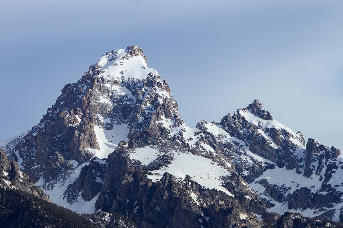 Grand Teton with Mount Owen Grand Teton National Park Wyoming