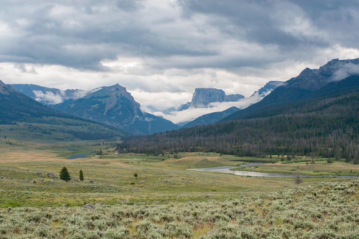 Green River with Squaretop Mountain Wyoming